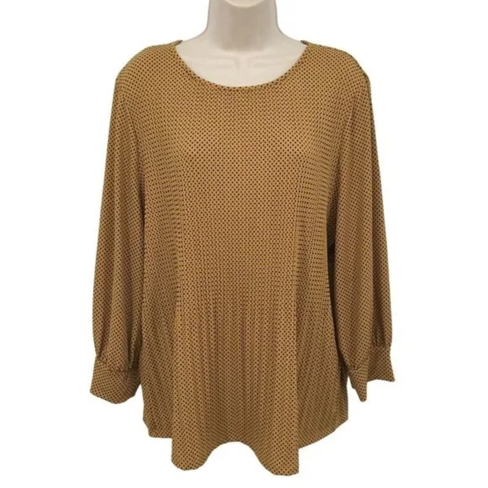 Adriana papell golden top